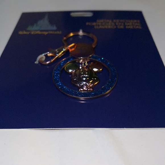 DISNEY Mickey 50th Anniversary Keychain Iridescent - Picture 5 of 10